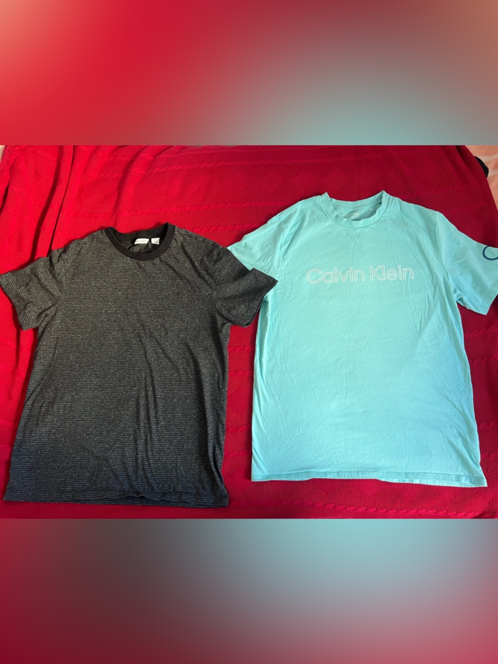 Men’s Calvin Klein Set blue and black T- shirts